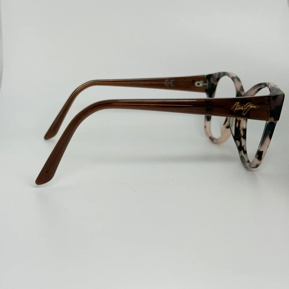 Maui Jim Summer Time MJ 732-09T‎ Pink Tortoise Cat Eye Eyeglasses Frames 54-18